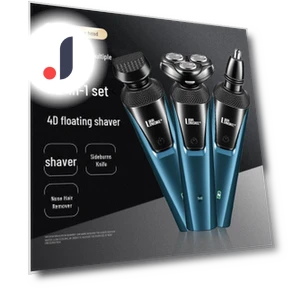 Electric Shaver with Three Heads — Grooming Essentials, AI Supermarket