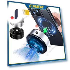 Magnetic Phone Holder with Wireless Charging — Chargers, Auto Accessories Home