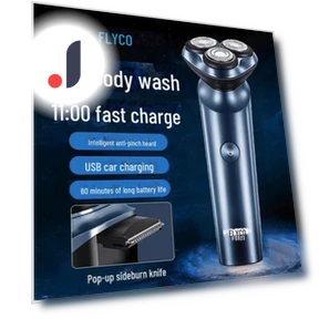Men's Smart Electric Shaver — Replacement Heads, FLYCO