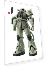 Mobile Suit Gundam Zaku Figure — Dolls & Figures, TAMASHII NATIONS
