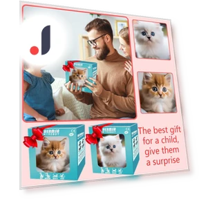 Plush Robot Cat Doll — Plushies, free birds