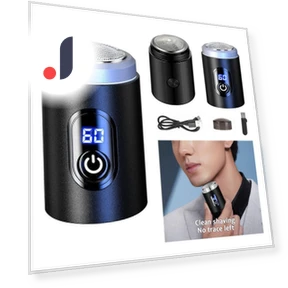Portable Electric Shaver with Digital Display — Accessories, LIAESMART Home