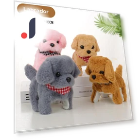 Realistic Plush Smart Dog Toy — Interactive, Seemed Relieved