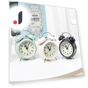 Retro Alarm Clock with Loud Ring and Night Light — Clocks, WoW Home