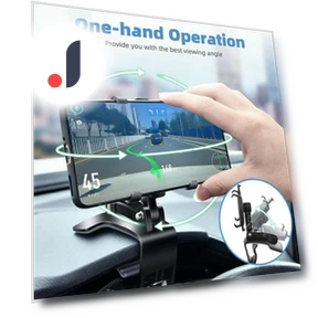 Rotatable Smartphone Bracket — Dashboard Installation Kits, Actually lighting