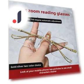 Smart Reading Glasses with Auto Zoom and Blue Light Protection — Smart Glasses, CrossCart