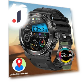 Smart Watch with 1.43-inch AMOLED Display — Smartwatches, SACOSDING