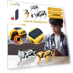Solar Powered Mechanical Dog Science Experiment Kit — Solar Power, Yoling
