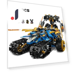Thunder Raider Mechanical Warrior Robot Building Blocks Model — Construction Kits, TIANGU