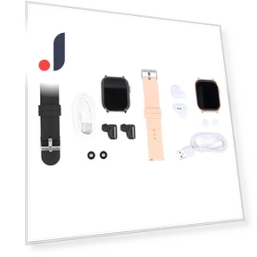 Touch Earbuds 2 in 1 Combo Full Screen with Wireless BT Headset — In-Ear Headphones, ZuiyouHome1
