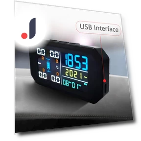Universal Solar-Powered Car Tire Pressure Monitoring System — TPMS Sensor Replacements, TOMTOP JMS