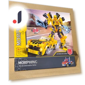 Wasp Mech 2-in-1 Robot and Race Car Building Blocks Toy — Construction Kits, Take One