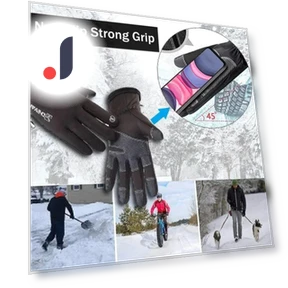 Winter Motorcycle Gloves with Touchscreen — Gloves, 888 Auto Parts Town