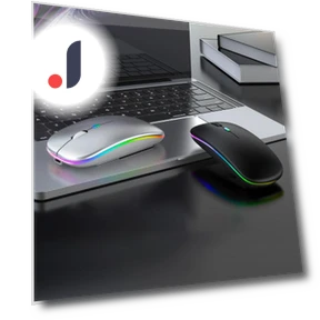 Wireless Computer Mouse with Silent Charging and Sound — Mouse Pads, Andy Reading