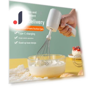 Wireless Handheld Multifunctional Electric Whisk — Beaters, AI Supermarket