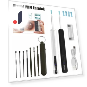 Wireless Smart Visual Wi-Fi Ear Cleaner — Syringes, TOP MALL-004