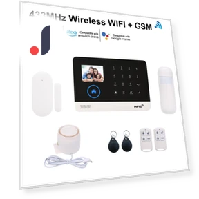 Wireless Wi-Fi + GSM Alarm System — Smart Home Security, Toys Arts