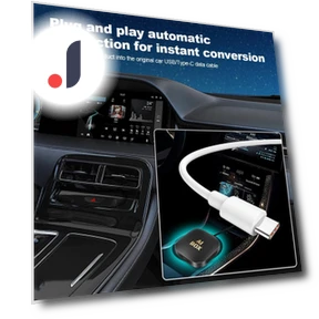3 in 1 Wired and Wireless CarPlay Adapter for Cars — Stereo Receivers, HOME-Auto-001