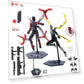 3D Printed Titan Robot Mobile Doll Set — Collectible Statues, Blouse
