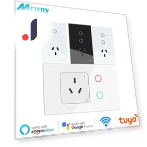 Austrian Wall Socket Vertical Horizontal Touch Light Switch — Smart Home Modules, Melery