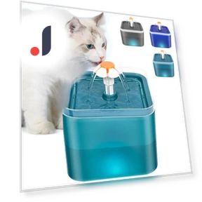 Automatic Cat Water Fountain with LED Light — Pet Hydration Solutions, HOME-Auto-001