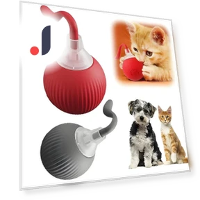 Automatic Rolling Ball Interactive Pet Toy — Interactive Animal Companions, Meiteai-All