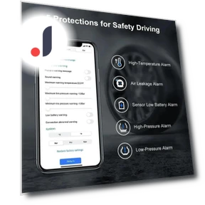 Bluetooth Motorcycle Tire Pressure Monitoring System — TPMS Sensor Replacements, JOHO - CarGear