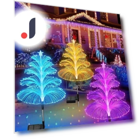 Colorful LED Jellyfish Solar Light — Garden Illumination, AI Market