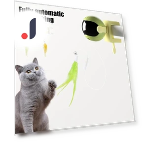 Electric Cat Toy with Feathers — Cat Playthings, yuezong