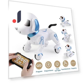 Electronic Trick Robot Toy for Dogs — Interactive Animal Companions, Oran Sky