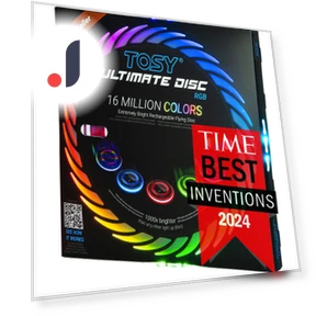 Flying Disc with RGB Lights — Flying Toys, TAKUMIYA