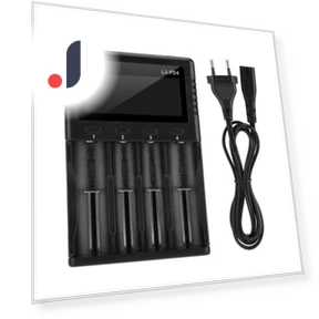 LCD Charger 4 Slot Smart — Chargers, Liitokala