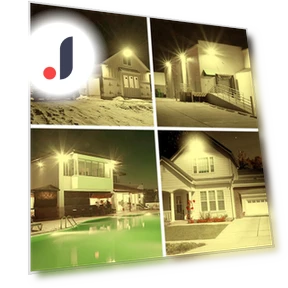 LED Floodlight with Motion Sensor — Outdoor Security & Flood Lighting, Willpower