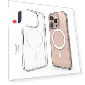 Magnetic Clear Case with Camera Control Touch Buttons — Phone Accessories, Bai Fen Bai Digital