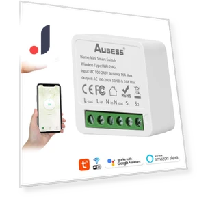 Mini Wifi Smart Switch — Smart Home Hubs & Controllers, HOME-Auto-001