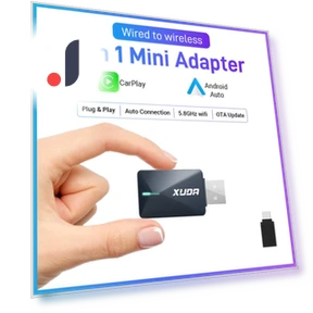 Mini Wired to Wireless 2 in 1 AI Box Carplay — Car Installation Essentials, Dream Garage