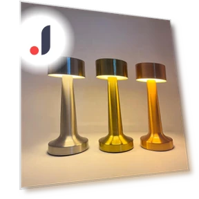 Modern Metal Touch Dimmer Night Light — Desk & Table Lighting, Zhou Yajin