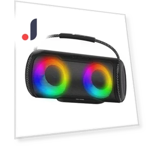 Portable Bluetooth Speaker with Colorful Lights — Portable Audio, AI Supermarket