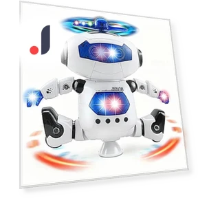 Rotating Dancing Robot Toys with Music — Interactive Learning Devices, JOHO - CarGear
