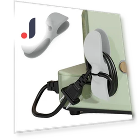 Self-adhesive Smart Anti-Tangle Cord Wrap — Cable Organizers, rocajijian