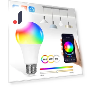 Smart Bluetooth LED Bulb with Remote Control — LED, OFFICE-MALL