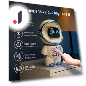 Smart Bluetooth Speaker with AI — Portable Audio, ElectroCN