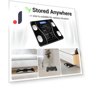 Smart Body Fat Scale — Body Composition Analysis, HOME-Auto-001