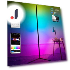 Smart Corner Floor Lamp — Standing Lights, Dream Garage