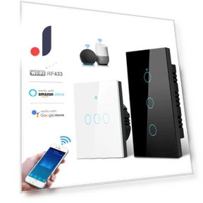 Smart Light Switch WiFi Touch Sensor — Dimmer Switches, HOME-Auto-001