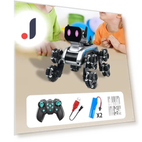 Smart Remote Control Robot Dog — Interactive Animal Companions, Colorful summer