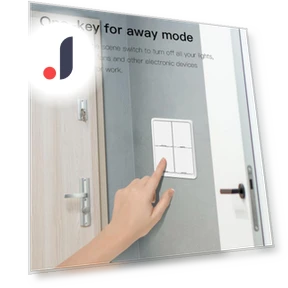 Smart Scene Switch 4 Gang — Dimmer Switches, AUBESS