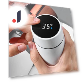 Smart Temperature Display Thermos Bottle — Beverage Warmers, HOME-Auto-001