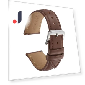 Smooth Leather Watch Strap — Bands, GOALMART