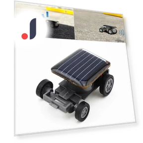 Solar-powered racing car robot — Solar Power, Safety toy